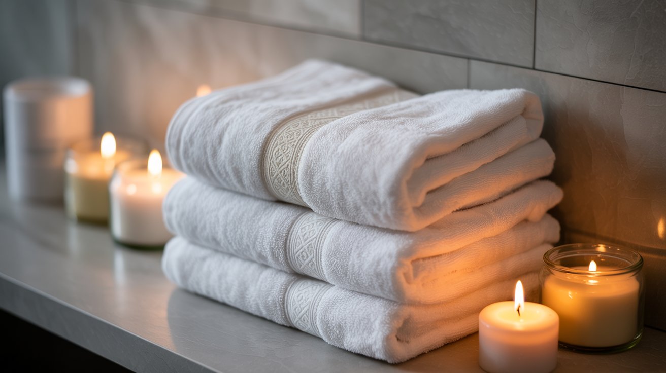 Rauhoittava hierontahuoneen tausta